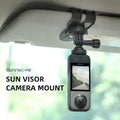 NNEIDS 360 Degree Rotating Sun Visor Camera Mount For Vlogging