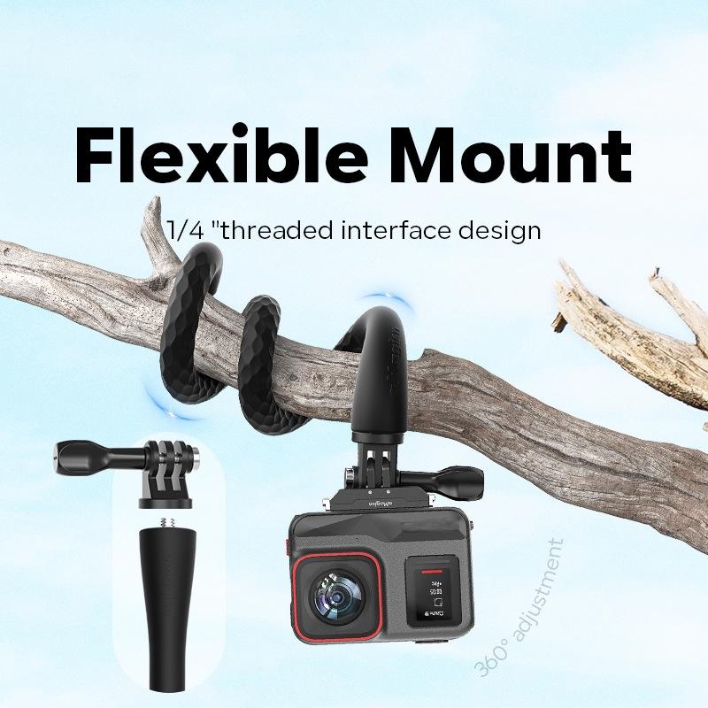 NNEIDS Flexible Octopus Stand For Sports Camera Vlogging - Cycling Accessory